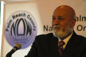 ALcee Hastings with NOW logo