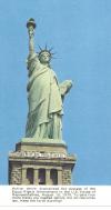 1970 statue of liberty with banner