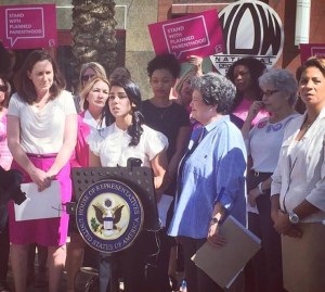 Stand with Planned Parenthood--Rep. Lois Frankel, Pres. Arlene Ustin