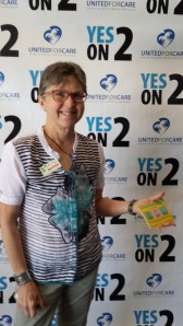 Ann Fonfa promoting Amendment 2, Medical Marijuana