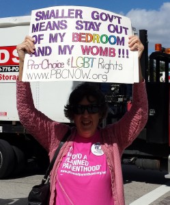 Natalie advocates for Choice and Planned Parenthood