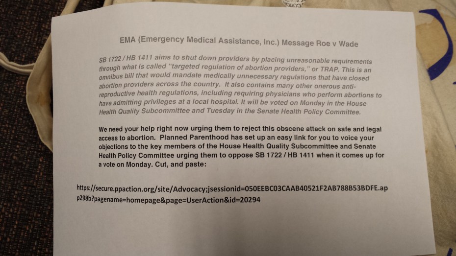 Ominous bill in state legislature